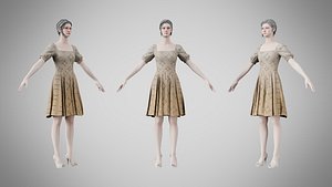 Dress 26 Grullo With Design