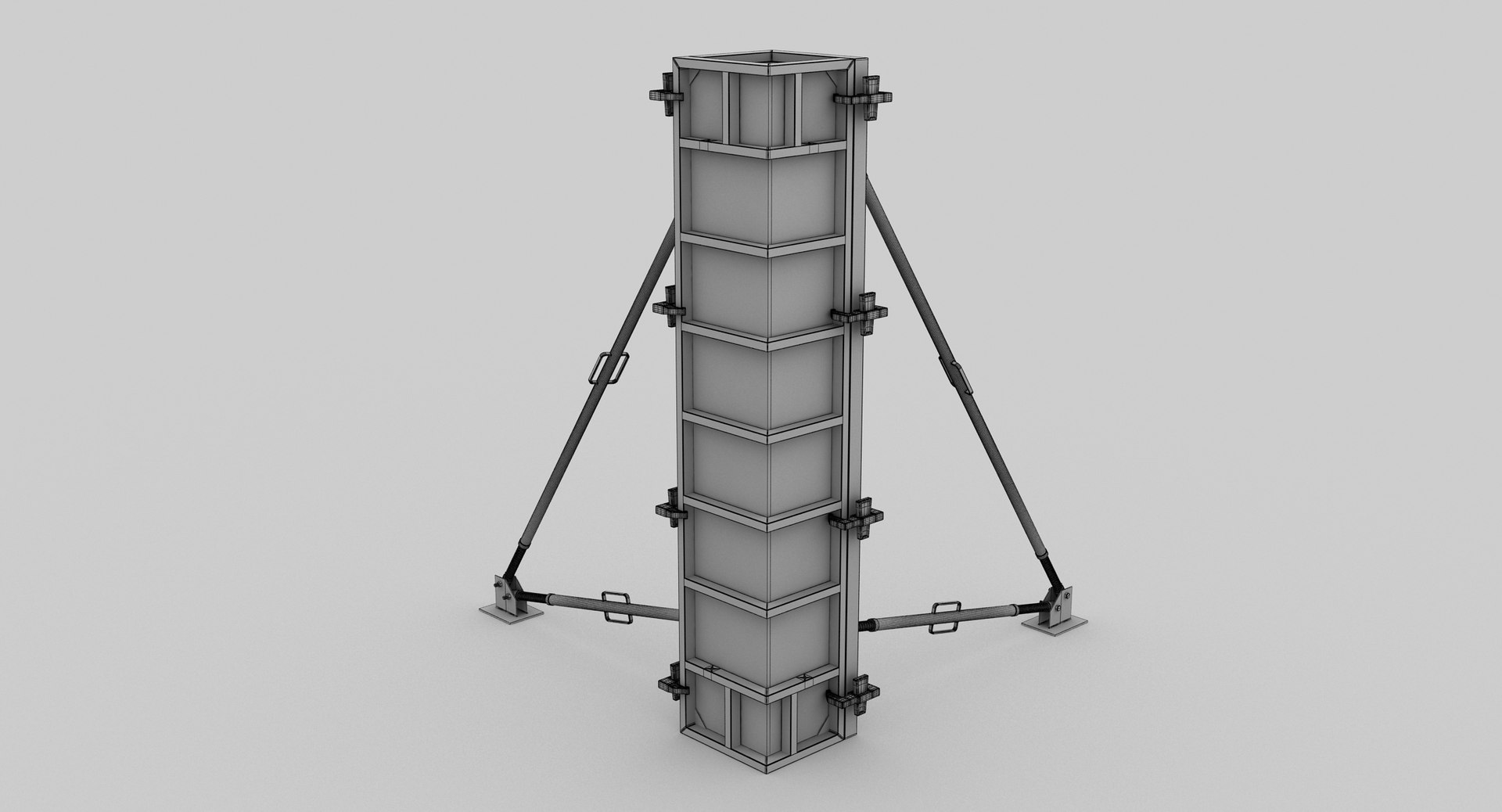 Formwork Column 2 3D Model - TurboSquid 1212032