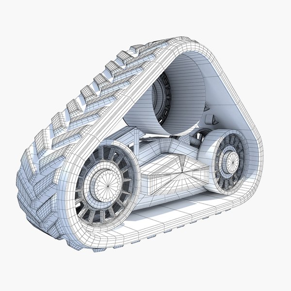 3d crawler track model
