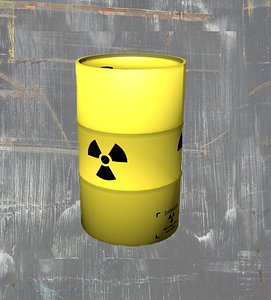 Radioactive barrel