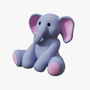 3D Elephant Doll