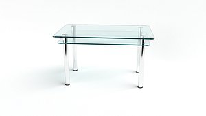 Glass Table 3D model