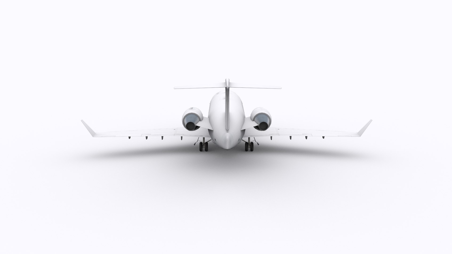 3D Low-Poly Bombardier Challenger CL604 - TurboSquid 1781397