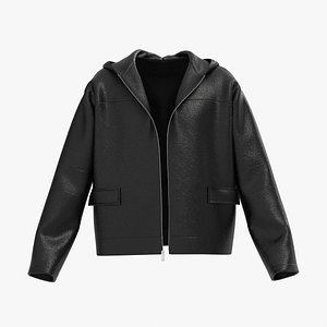 3D Male leather jacket
