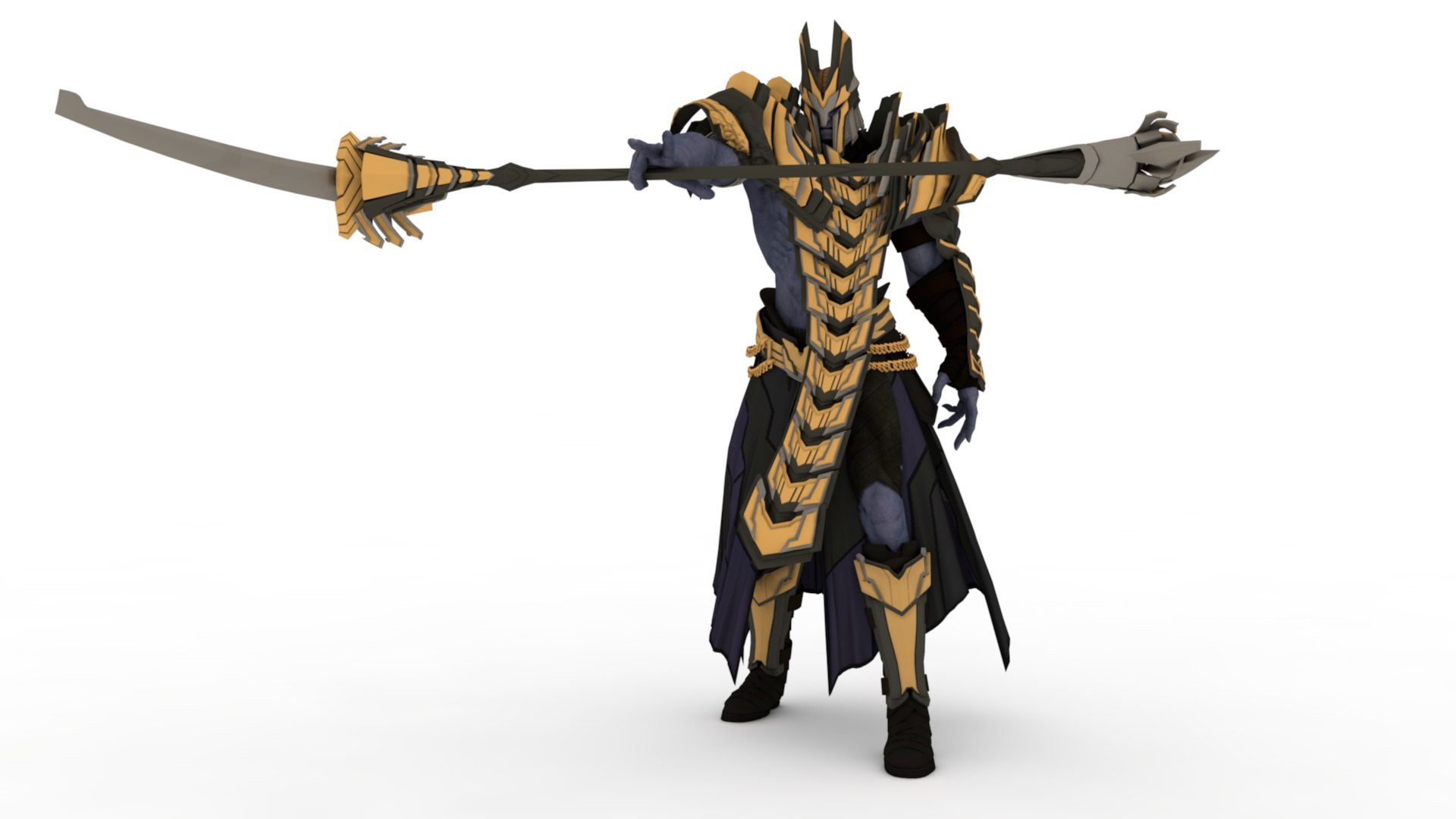 Kronos Warrior Rigged And Animated 3D - TurboSquid 2378192