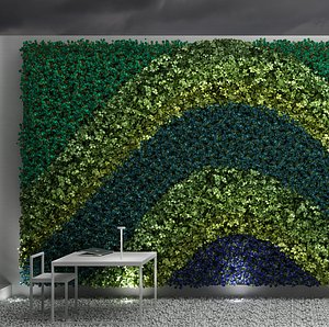 vertical garden 3d model