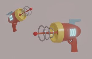3D Laser Pistol model