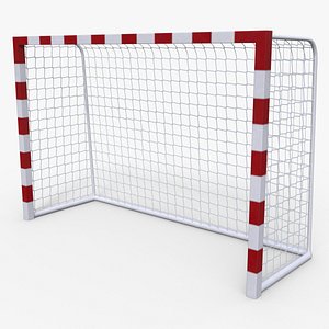 3D model PBR Soccer Football Goal Post Z