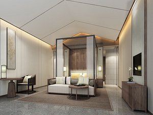 3D model bedroom interiors