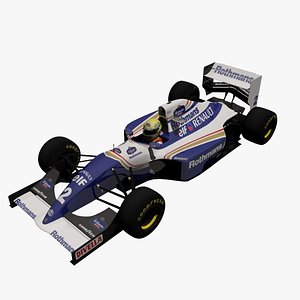 Ayrton Senna Driver and FW16 Car