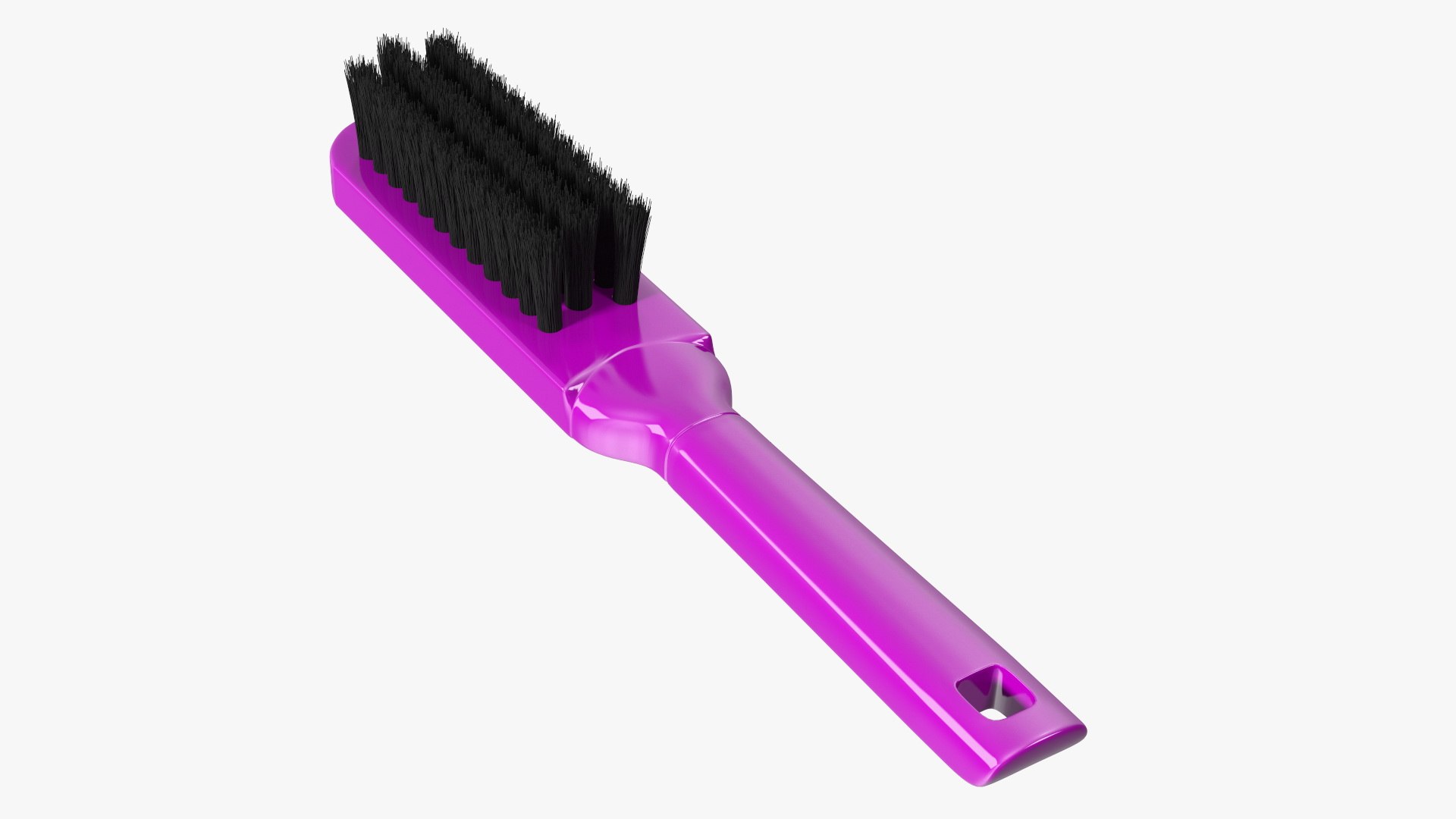 Handheld Cleaning Brush Fur 3D model preview