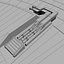 3D launch rocket complex model