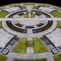 Spaceport launchpad low