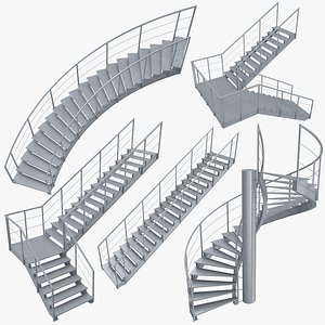 industrial staircases model