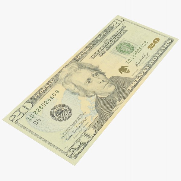 dollar bill 3D model