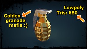 3d granade mk2 model