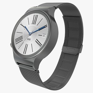 Huawei Watch 3 Dark Metal Band 3D Model