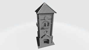 clock tower 3D model