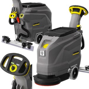 WALK-BEHIND FLOOR SCRUBBER BD 4325 C Bp 3D model