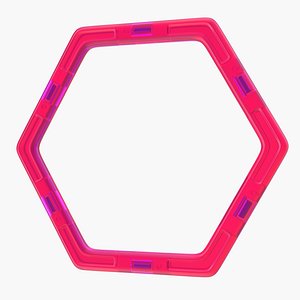 Magnetic Designer Hexagon 3D Model