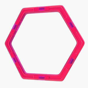 Magnetic Designer Hexagon 3D Model