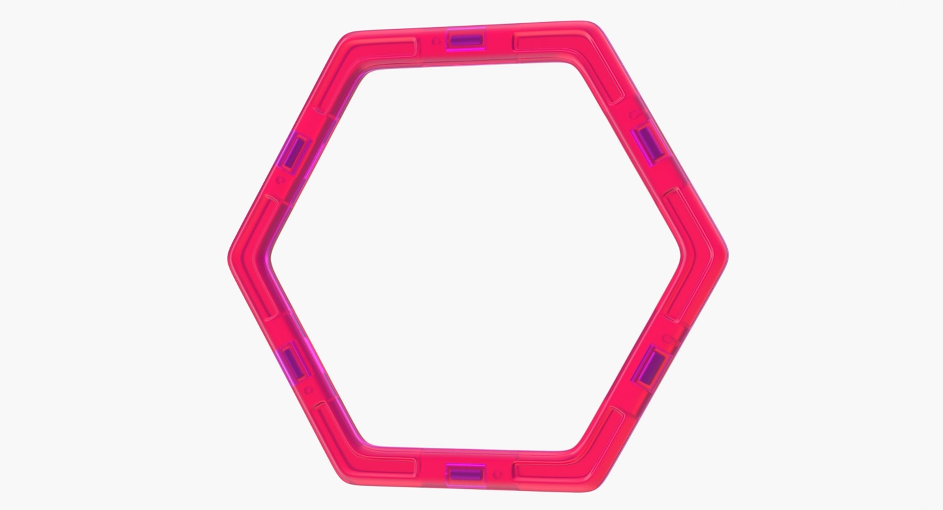 Magnetic Designer Hexagon 3D Model 3D model preview
