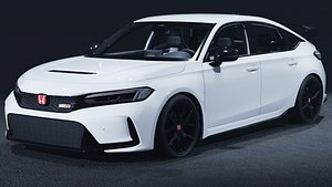 3D model 2023 Honda Civic Type R 3D Model  Ultimate Front-Wheel Drive