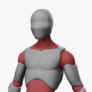 E-Z-Rig Slim Male Mannequin 3D model