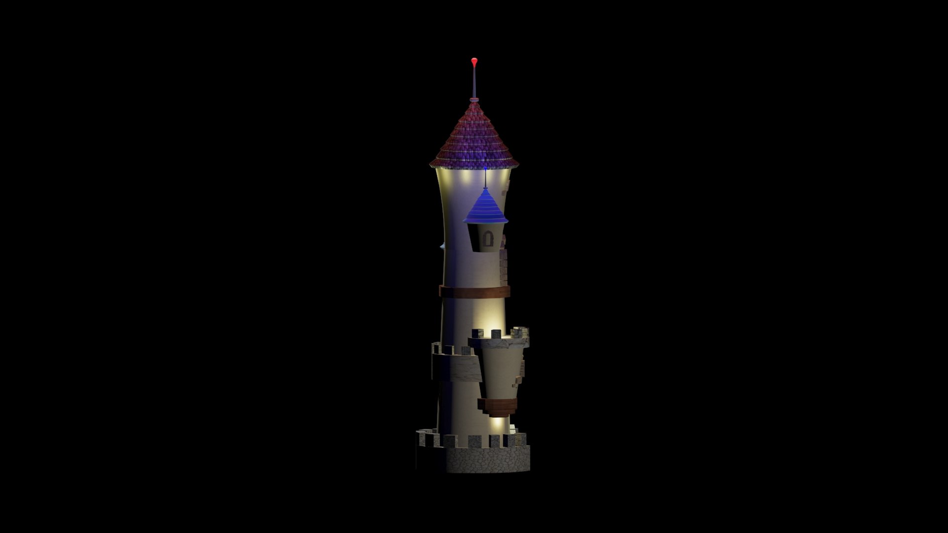 3D Tower - TurboSquid 1401144