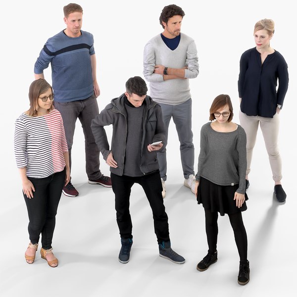 rigged People SixPack 002