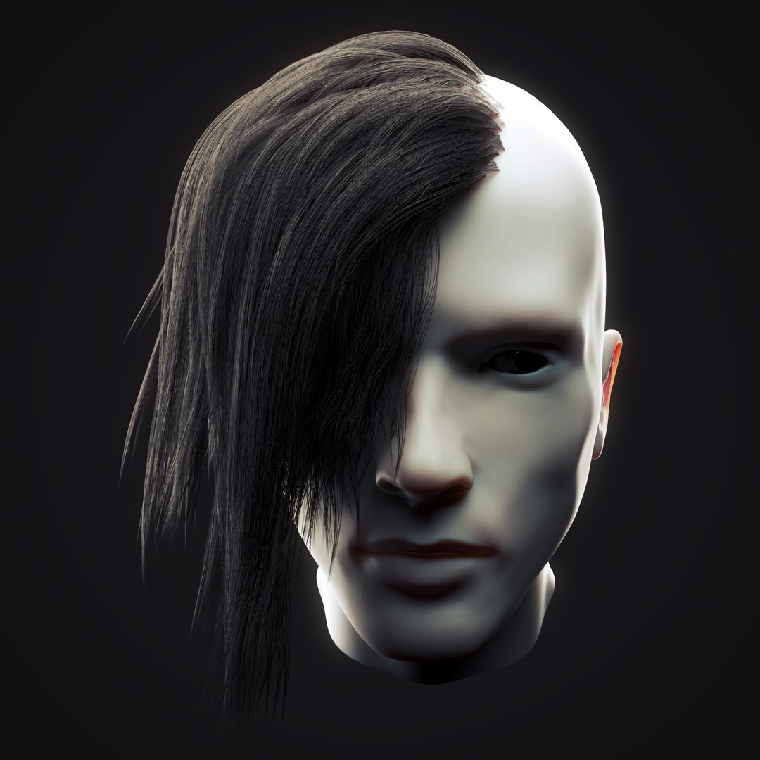 Undercut Hairstyle 3 Model Turbosquid 1493497 4297