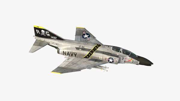F4BNファントムIIジョリーロジャースVF-843Dモデル - TurboSquid 1779082