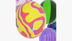 Reflective Marbles model