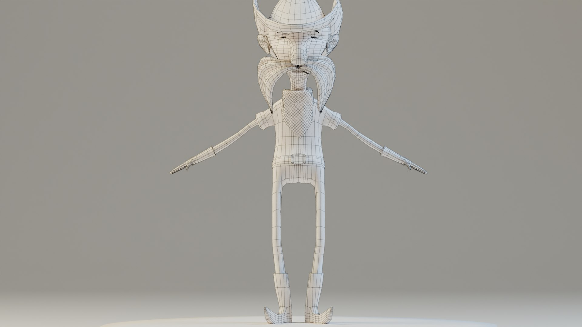 3D Old Western Cowboy - Rigged  Game-Ready Low Poly model https://p.turbosquid.com/ts-thumb/Br/sOS7Dc/21/wireframe1/png/1745264278/1920x1080/fit_q87/4df6c1a1bbfa096e6c43732f54f6c9da714402d9/wireframe1.jpg