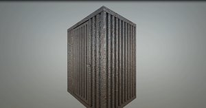 3D cage door model