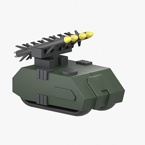 3D Army Tank 3D Illustration