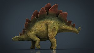 3D model stegosaurus