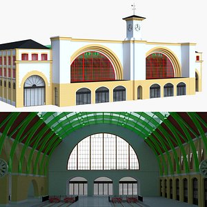 3D model railway station london