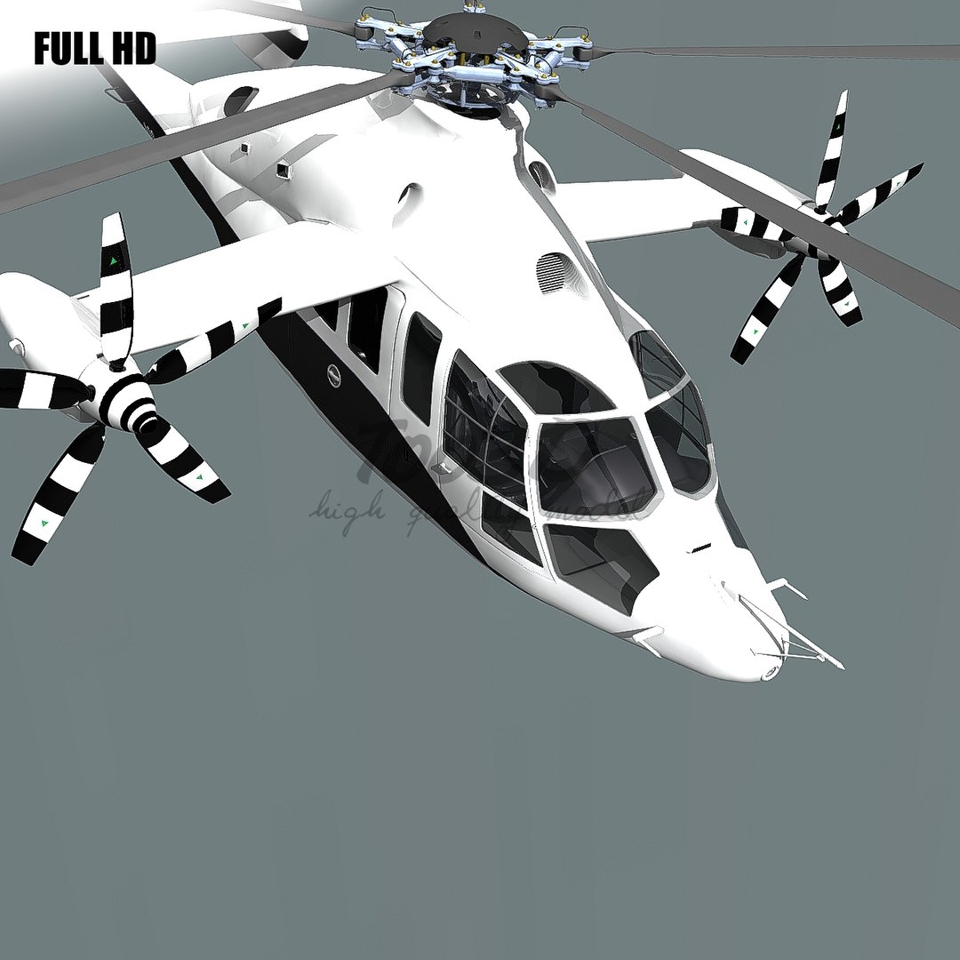 X3 Helicopter X 3d Max