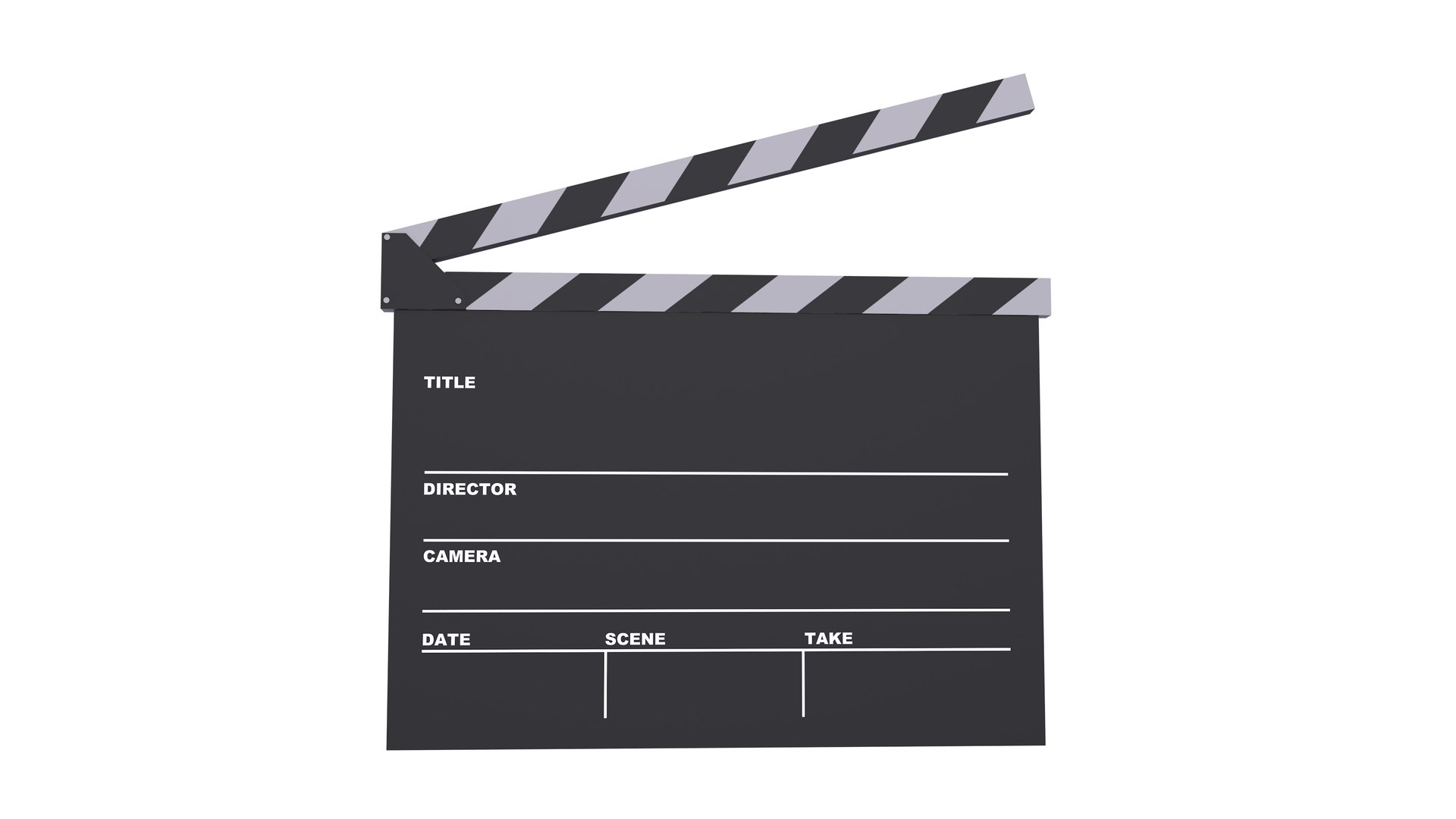 3D Broadcast Equipment 4 https://p.turbosquid.com/ts-thumb/Bs/6CdLvY/fn/clapperboard3/jpg/1642358602/1920x1080/fit_q87/be8123520ae1e48cf79703f4e92a2fc2fef6f275/clapperboard3.jpg