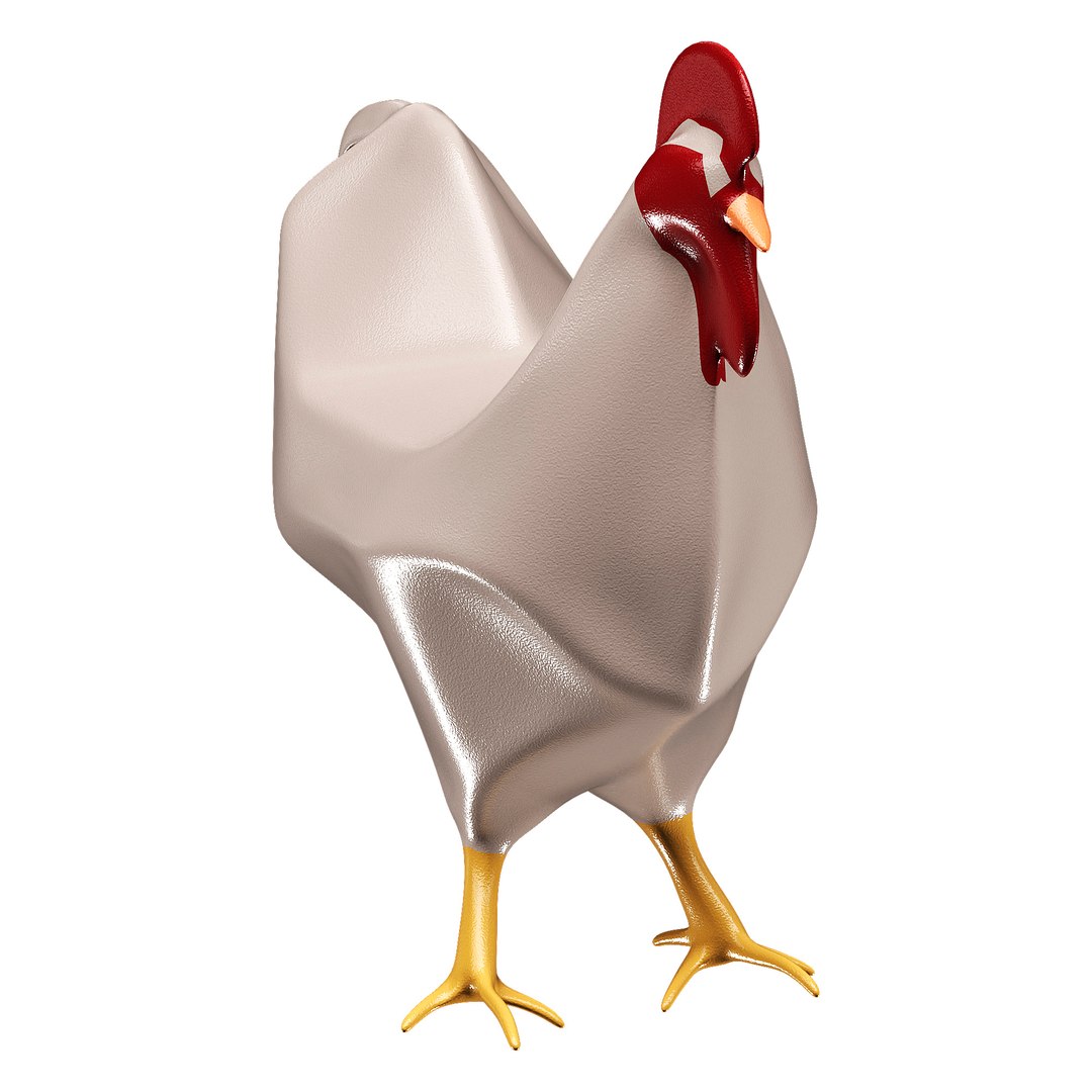 Rooster Chicken 3D Model - TurboSquid 2339301