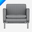 Hans Wegner CH101 Lounge Chair