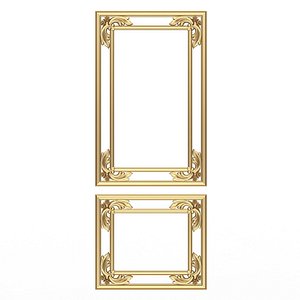 Boiserie Carved Decoration Panel 017