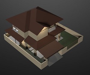 3D Simple house