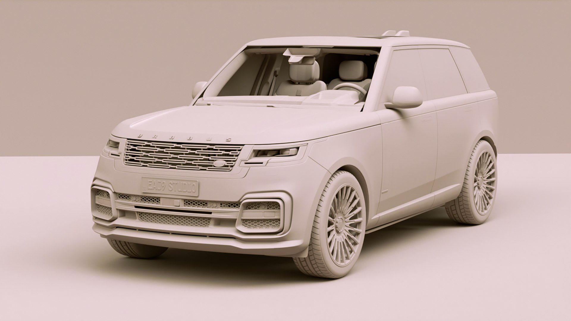 Range Rover BRABUS 600 3D Model - TurboSquid 2349240