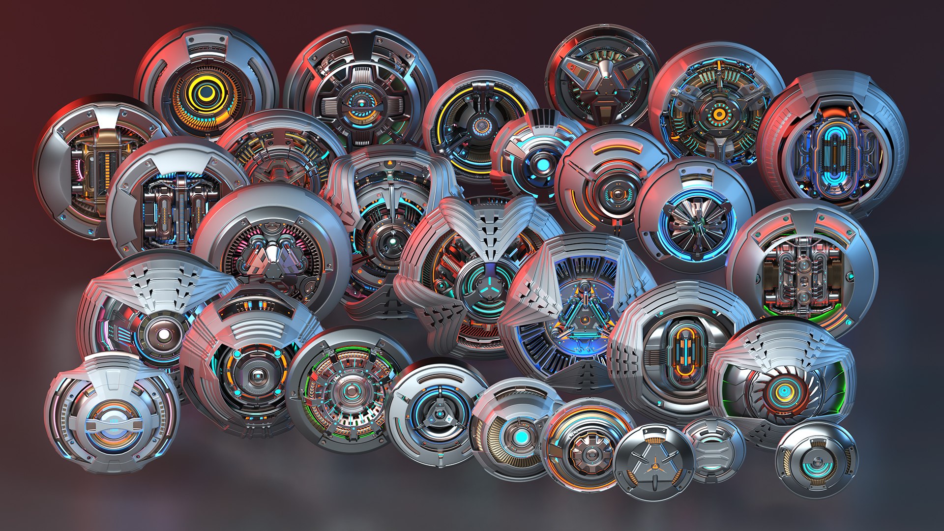 3D Sci - Fi Kitbash 2 Subdivision Ready 3D Model - TurboSquid 1965350