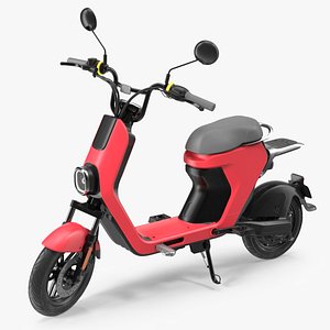Electric Moped Rigged 3D model