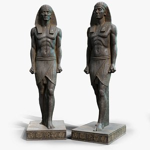 Egyptian Statue Pharaoh 3D model