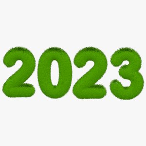 3D model New Year 2023