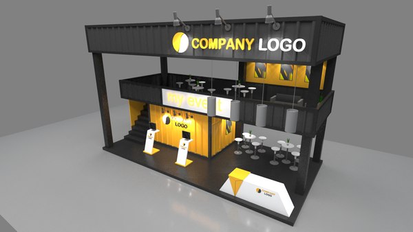 3D model booth 5x10 - TurboSquid 1769620